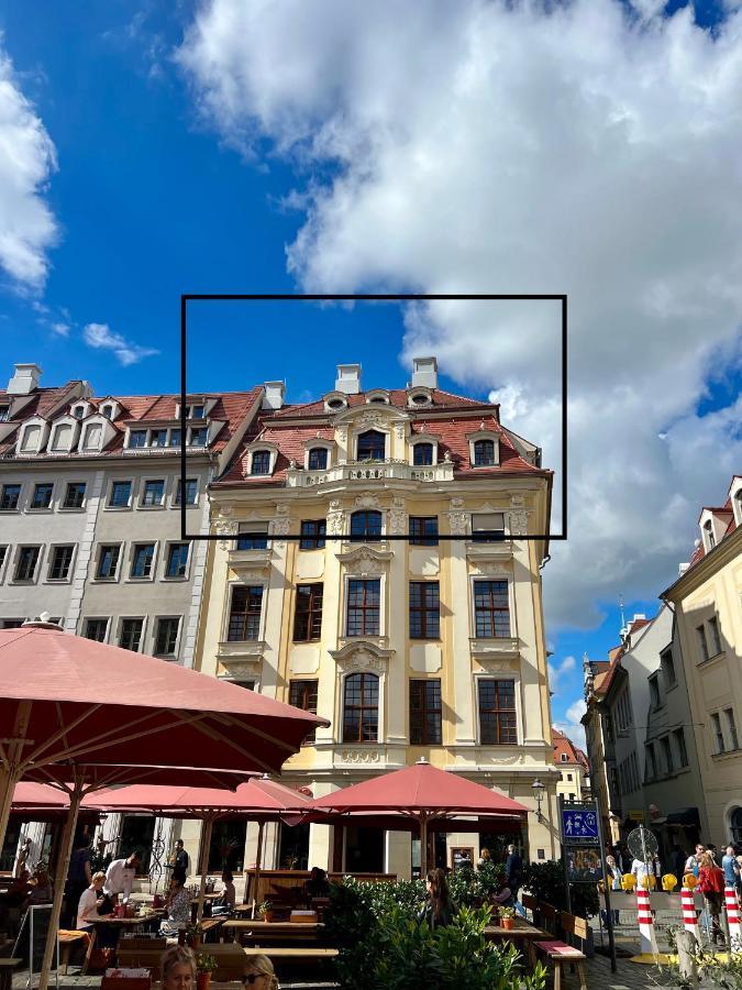 Luxus Suite Mit Einmaligem Blick Auf Die Frauenkirche 德累斯顿 外观 照片
